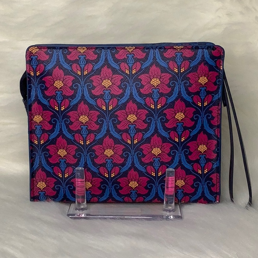 NWOT Liberty London Floral Print Coated Canvas Cluch - Picture 4 of 16